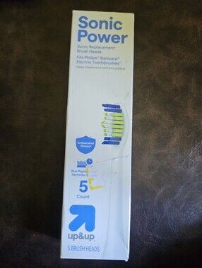 Clearly Clean Sonic Replacement Brush Heads 5pk - up and Up: NEW